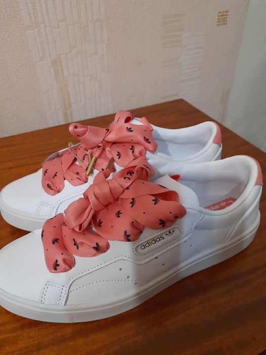 Дамски Кожени Маратонки-ADIDAS