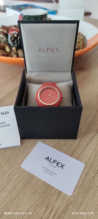 Дамски спортен швейцарски часовник Alfex