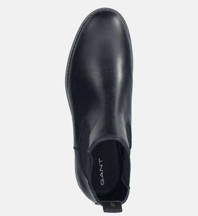 Мъжки/Дамски боти GANT Chelsea boots / Челси, черни, естествена кожа (Размер 40)