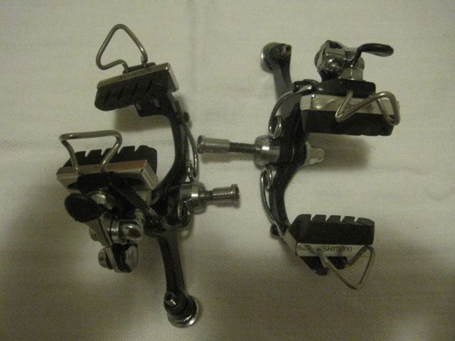 Shimano BR-7100 Dura Ace 1st generation-комплект шосейни спирачки