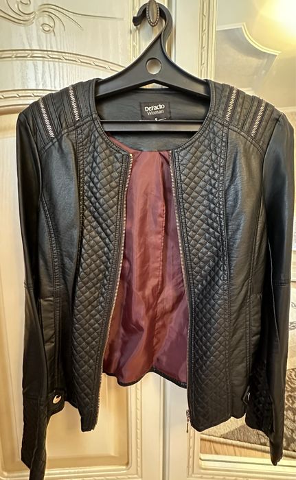 Кожаная куртка DeFacto