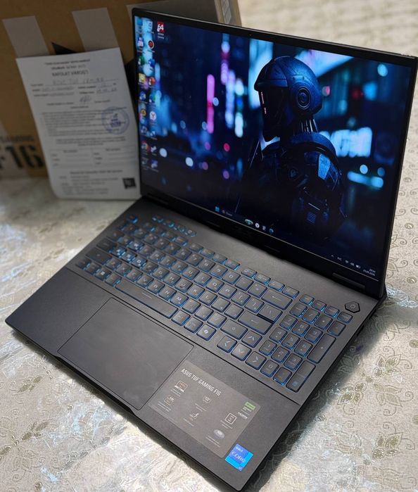 Игровой ноутбук ASUS TUF F16 i7-14650HX/ОЗУ 16гб/RTX5050 8гб/SSD 512гб