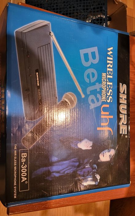 Microfon wireless cu reciver Shure Beta BA 300A