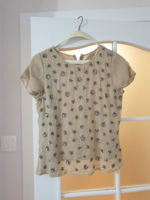 Копринен потник, блузи John Rocha, Zara, Warehouse