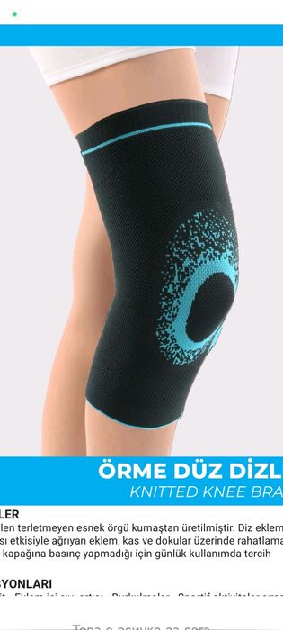 Pat & lig Нова плетена наколенки С размер