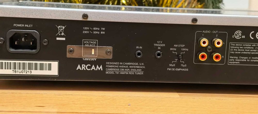 Тюнер ARCAM T61 Am/Fm