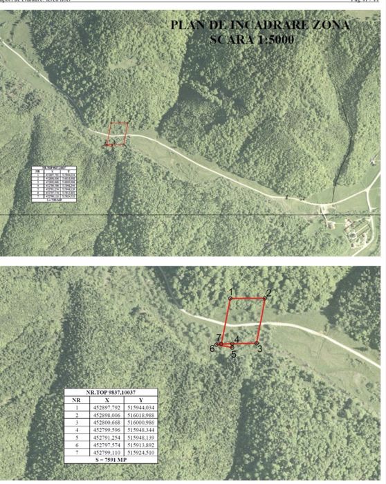 Vand teren 7500 mp Plaiul Foii Barsa lui Bucur