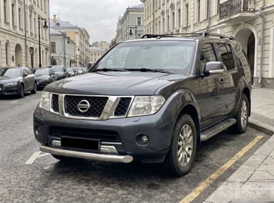 Защита бампера Nissan Navara Pathfinder X-Trail