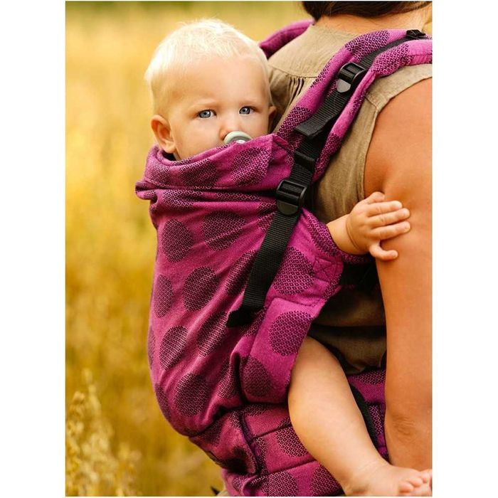 4+ месеца | Регулируема ергономична раница KinderHop MultiGrow - DOTS