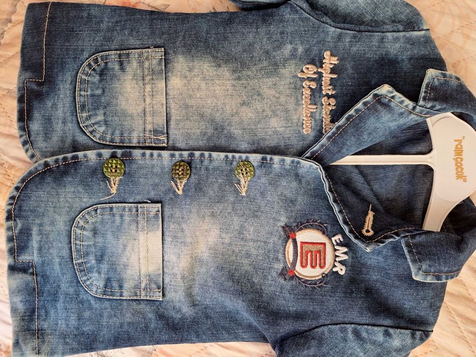 Детско дънково сако