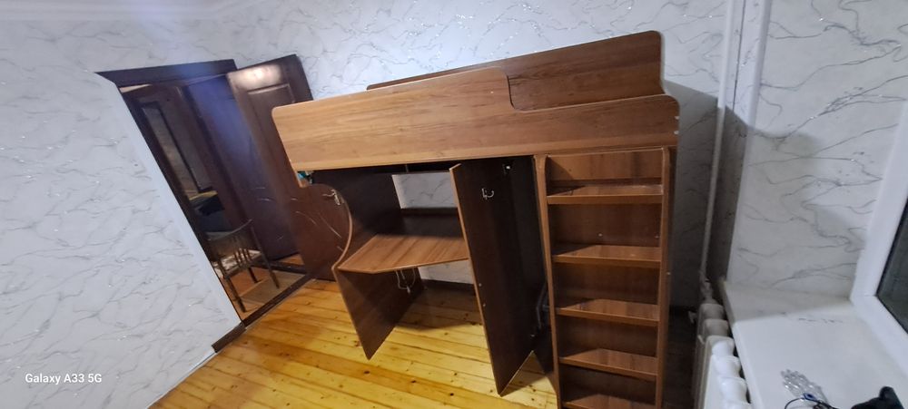 Детская 3 в 1ом -  Кровать/Шкаф/Письменный столик