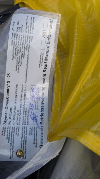 Parapanta SkyMan Cross Country 2