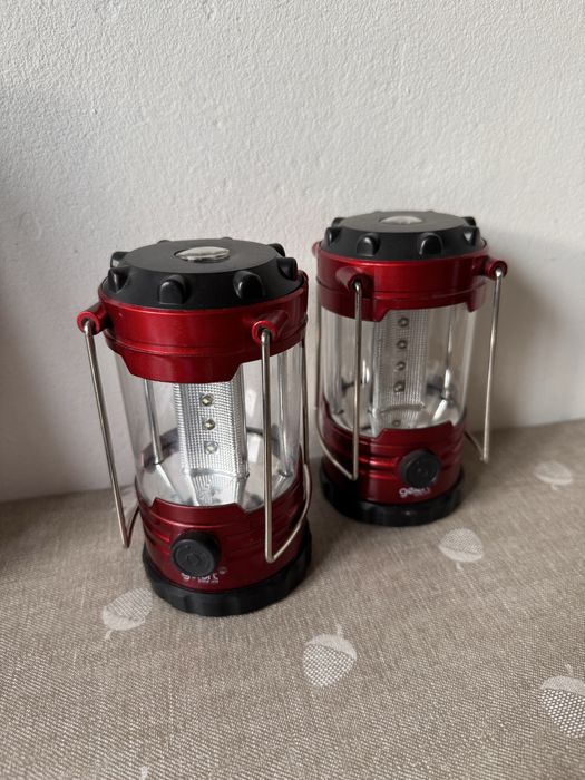 Set 2 felinare de veghe, cu busola inclusa