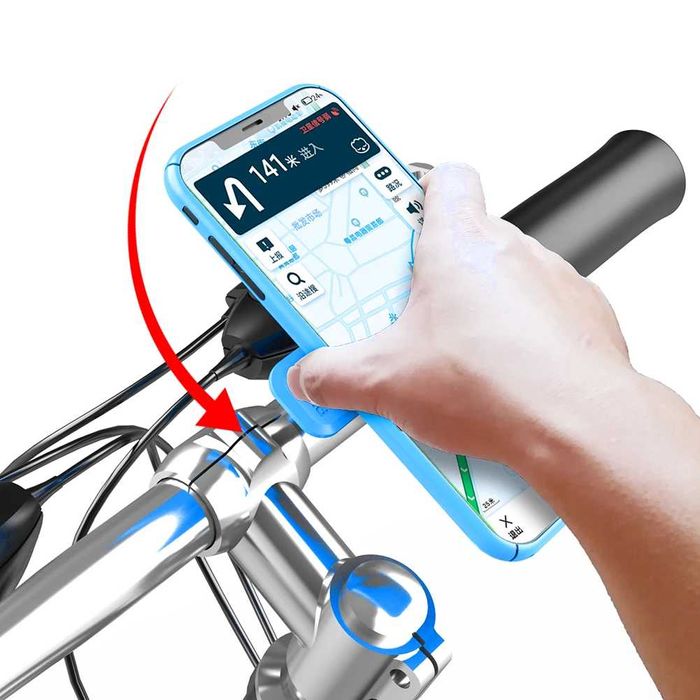 Suport telefon bicicleta tip Quad Lock motocicleta quadlock moto
