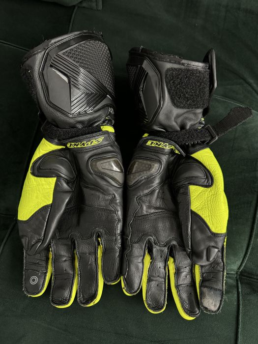 Manusi moto Spyke din piele cu protectii 3XL