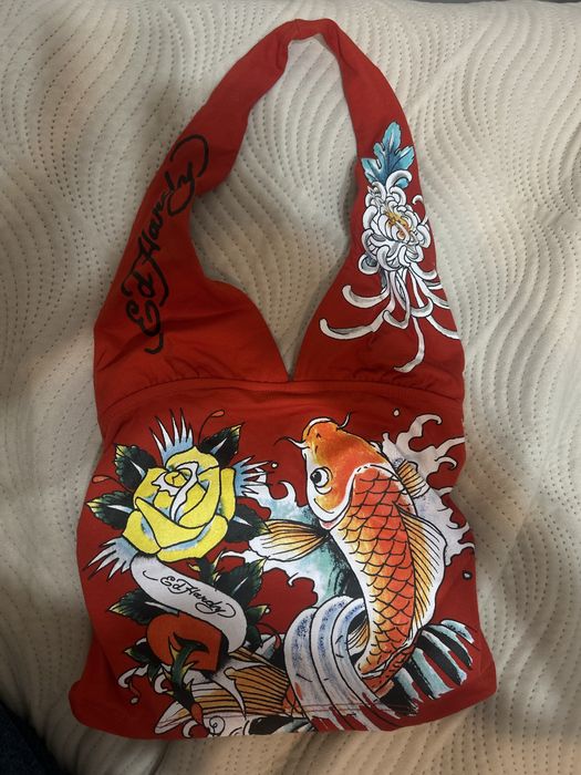 ed hardy y2k halter top