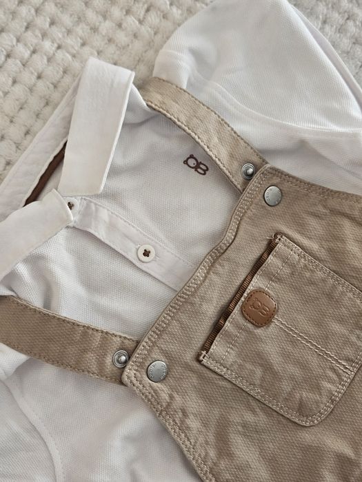 НОВ Гащеризон с тениска  Okaidi за момче 98см