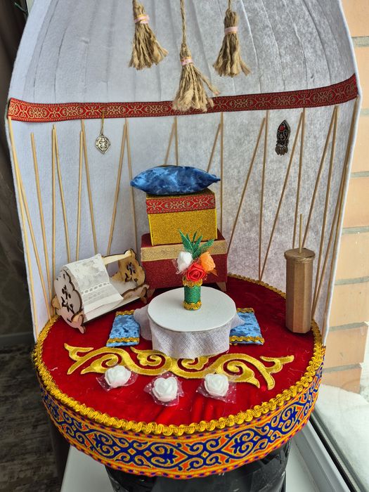 Поделка юрта на наурыз