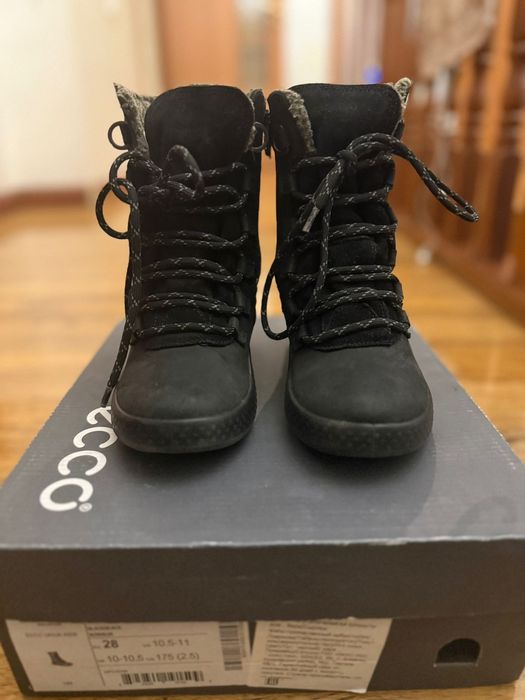 Ecco зимние сапоги на девочек