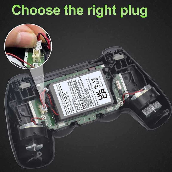 Универсална батерия за PlayStation 4 контролер/джойстик с две букси