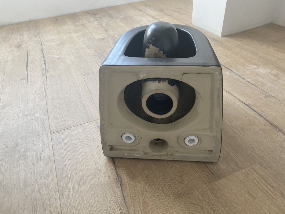 Черна тоалетна чиния