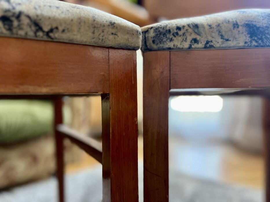 Дървени трапезни столове - 5 броя