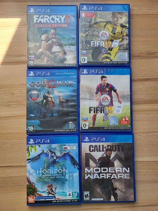 Диски на playstation4
