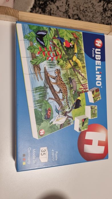 Puzzle hubelino din cuburi 35 piese