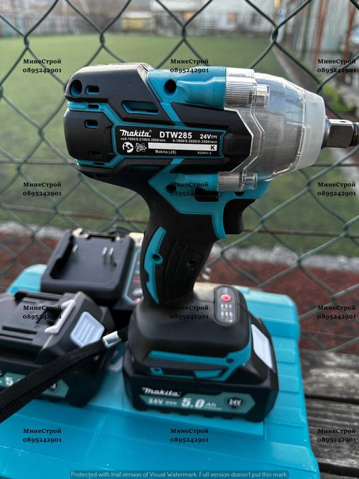 Акумулаторен Ударен Гайковерт Makita 24v 5ah Макита Импакт