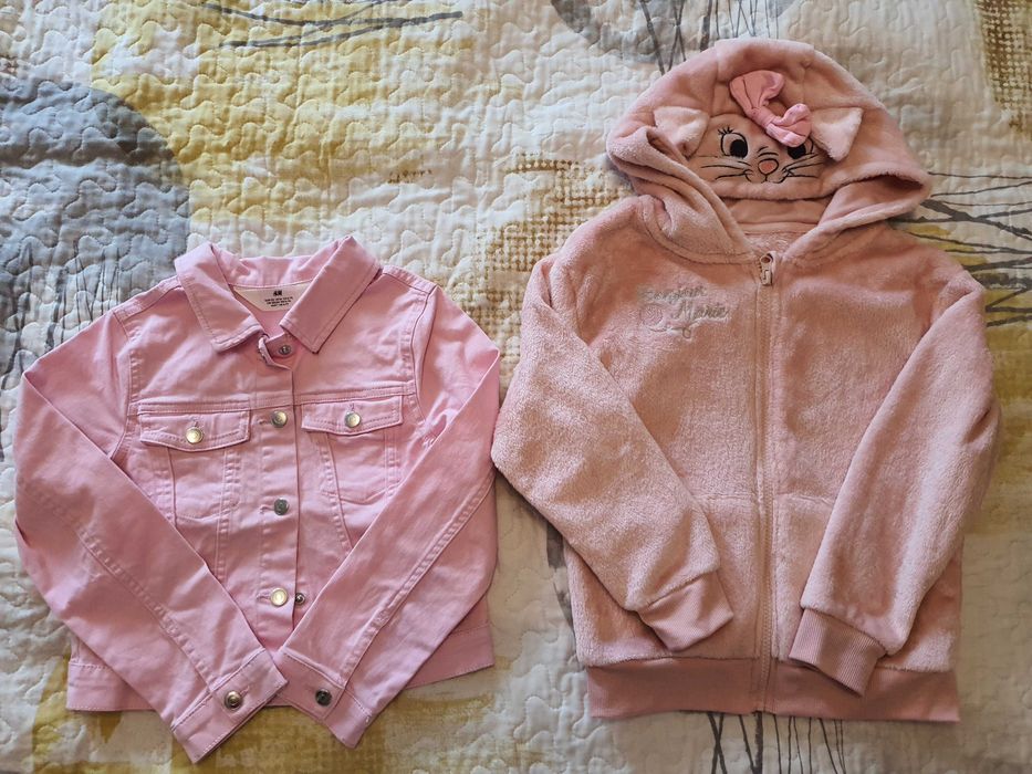 Есенно зимни блузи и клинове за момиченце, размер 116-122