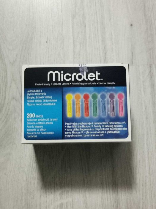 Set 200 ace glucometru Microlet