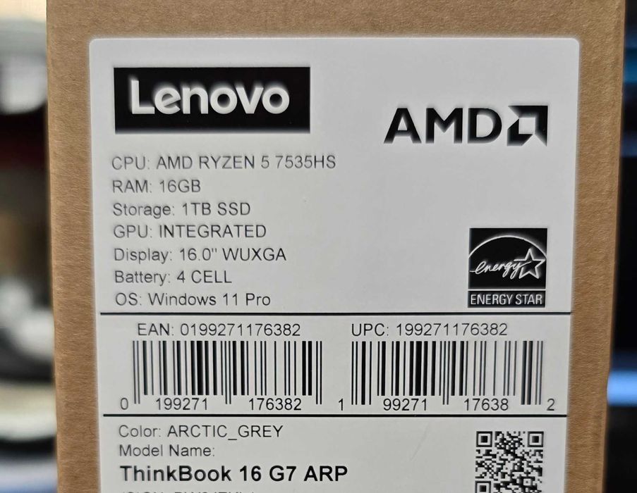 Hope Amanet P4 Laptop Lenovo ThinkBook 16 G7 ARP / SIGILAT