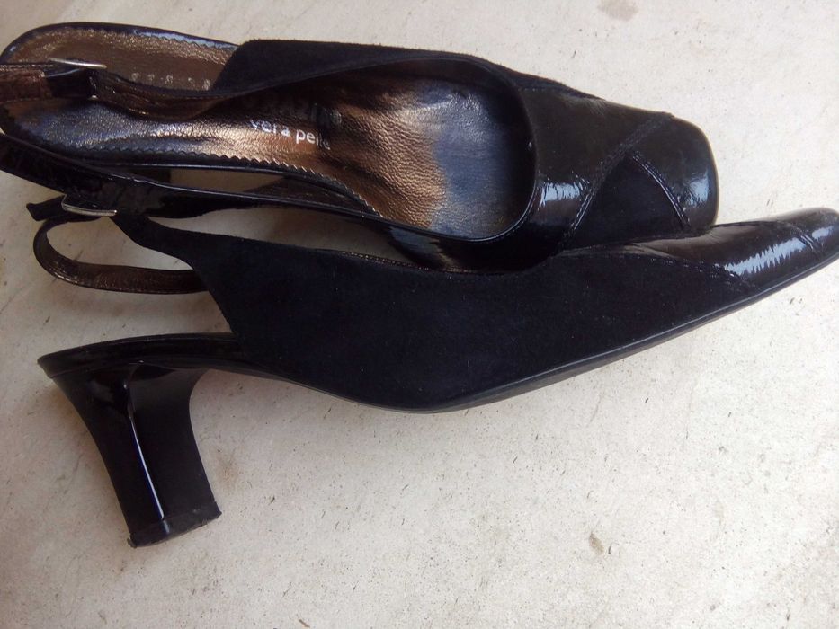 Pantofi/sandale piele măr.35
