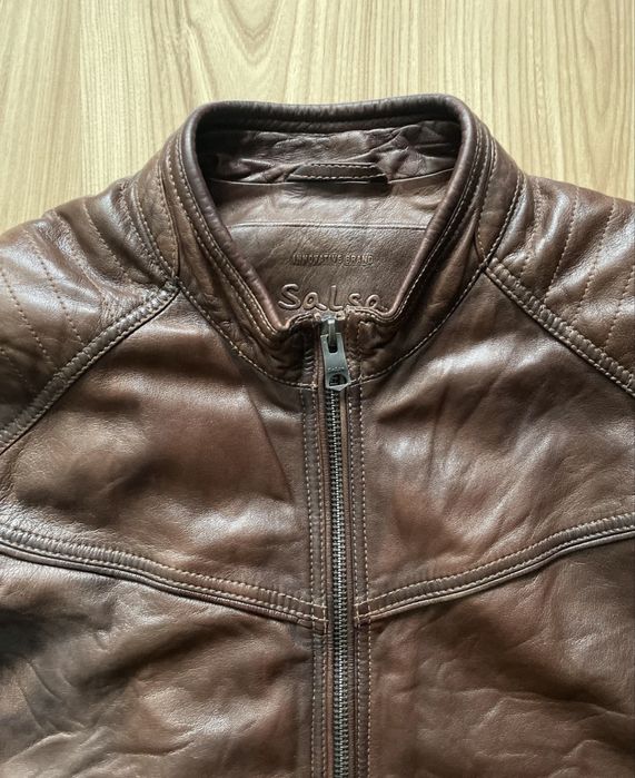 SaLsa Jeans / мъжко кожено(естествена) яке L