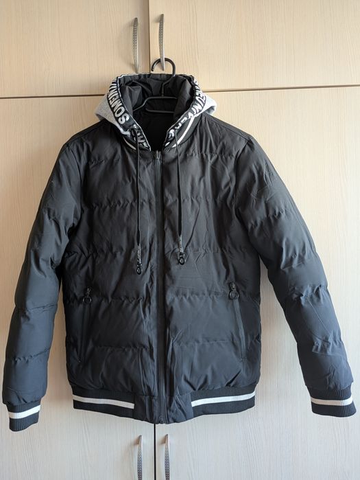 Geacă de iarnă cu 2 fețe copil 12-13 ani