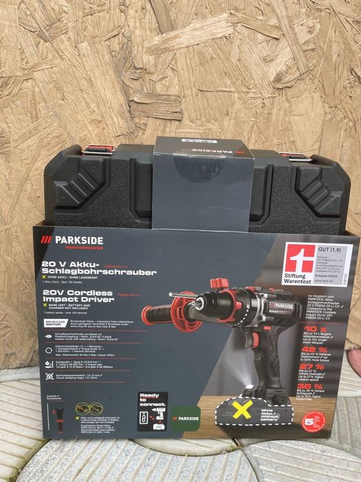 Mașina găurit, înșurubat parkside performance cu garanție 5 ani