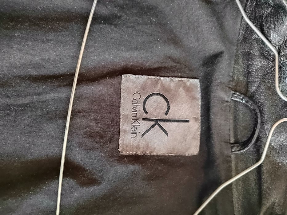 Мъжко кожено яке от естествена кожа - CALVIN KLEIN - XL - 110 euro
