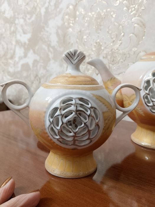 Сервиз чайный с пальмами. "Yamasen"