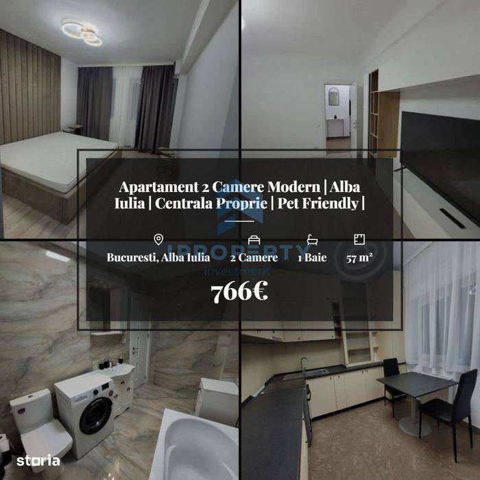 Apartament 2 Camere Modern | Alba Iulia | Centrala Proprie | Pet Frien