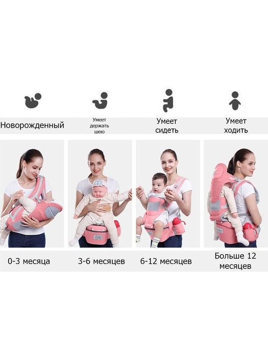 Leotex / Сумка рюкзак переноска для детей, кенгуру, слинг, хипсит,