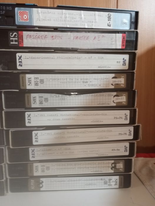 Casete video 40 bucăți