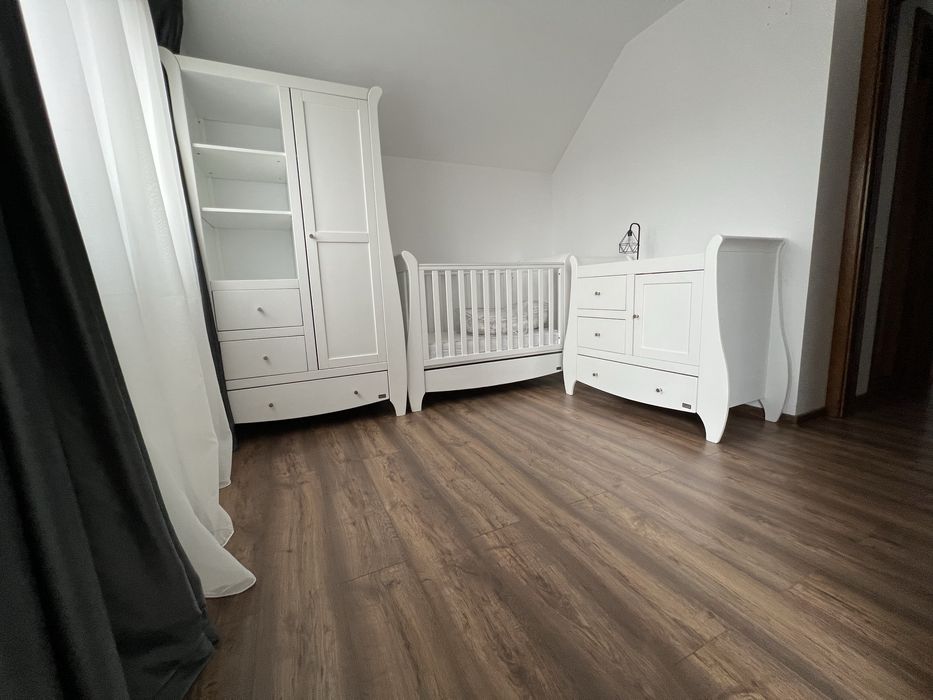 Mobila copii lemn masiv tutti bambini (inclusiv patut)