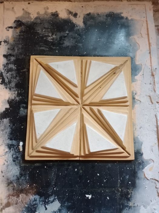 3D панели от гипс тип звезда