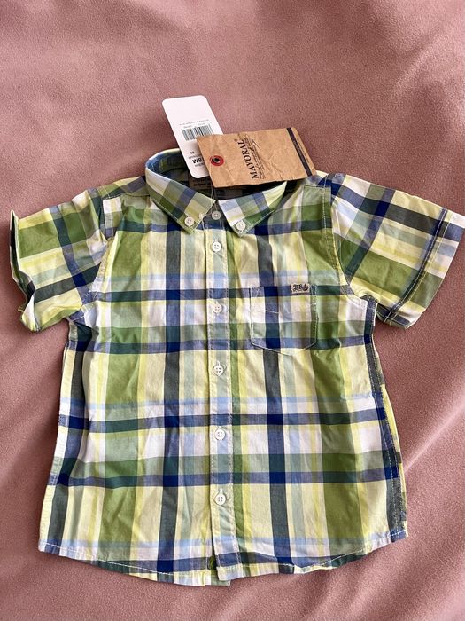Нови тениски за момче 18-24м/ 1 1/2 - 2 год George, риза Mayoral