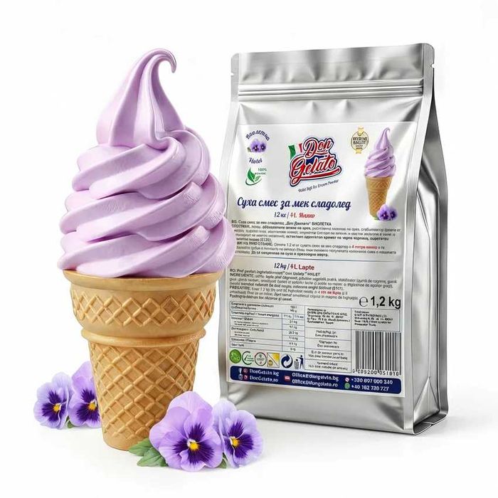 Сухи смеси за сладолед Don Gelato – Премиум качество с мляко, 12 вкуса