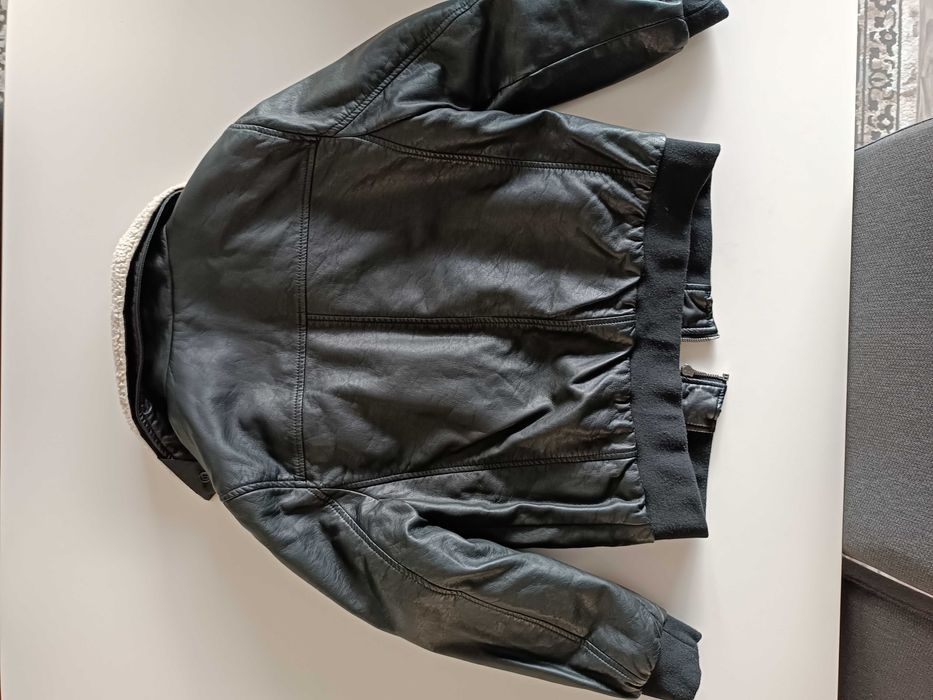 Детско кожено яке, ръст 134см, Zara