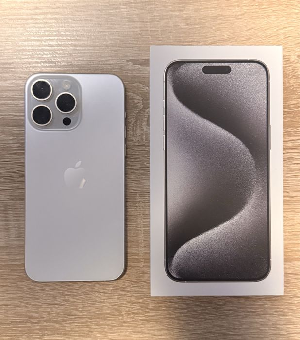 Перфектен iPhone 15 Pro Max, White Titanium, 256 GB