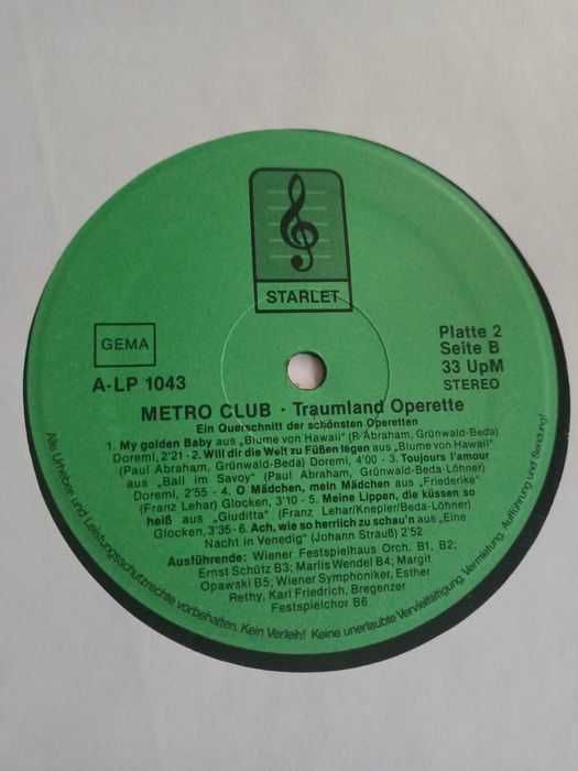 Немски грамофонни музикални плочи,винил антикварна колекция  5 броя