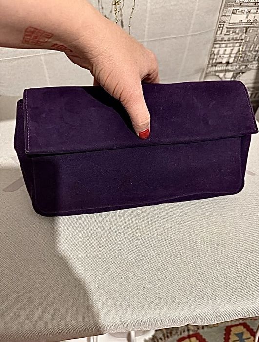 Клатч из замши, Marni