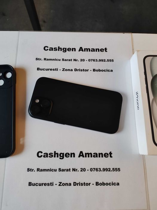Iphone 15 128gb Negru baterie 87% - Magazin Cashgen